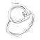 Серебряное кольцо с фианитом (арт. 7501/5741) – изображение 2