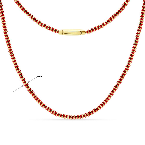 Золотое колье Francelli (арт. 351249жк) – изображение 2