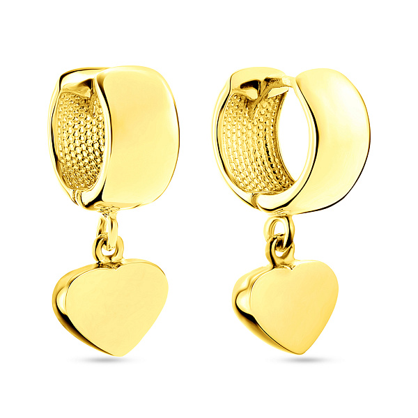 Сережки з жовтого золота (арт. 103700/10ж) – зображення 1
