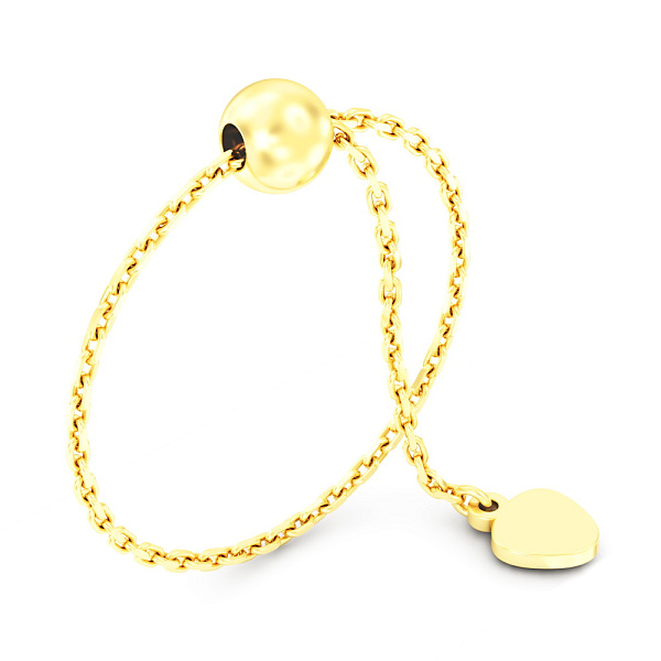 Кольцо FLY из желтого золота (арт. 1401059ж) – изображение 1