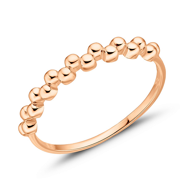 Золотое кольцо без камней (арт. 156175) – изображение 1