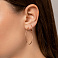 Серьги-кольца из красного золота (арт. 121904/40) – изображение 2