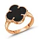 Кольцо из красного золота с ониксом (арт. 154873/15о) – изображение 1