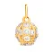 Золота підвіска з фіанітами (арт. 420884ж) – зображення 1