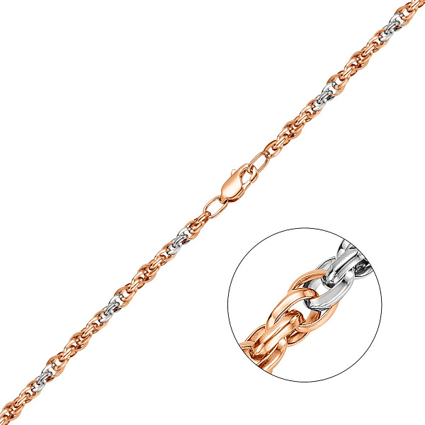 Золотий ланцюжок в плетінні Джгут фантазійний (арт. цр306193Д) – зображення 1