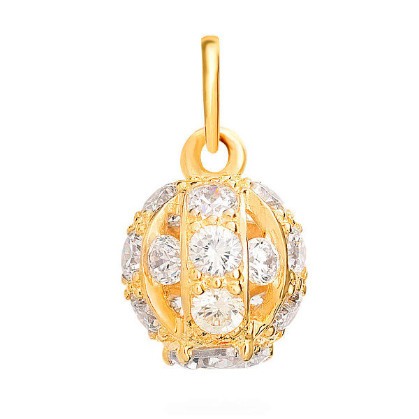 Золота підвіска з фіанітами (арт. 420884ж) – зображення 1