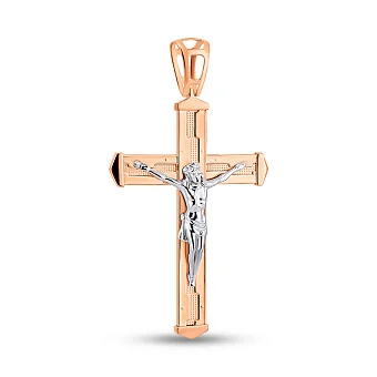 Золотий хрестик з розп'яттям (арт. 500689/2)