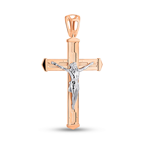 Золотий хрестик з розп'яттям (арт. 500689/2) – зображення 1