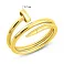 Каблучка Цвях з жовтого золота (арт. 156127ж) – зображення 5