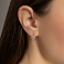Серьги из красного золота с бриллиантами (арт. С011244030) – изображение 2