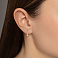 Серьги из белого золота с бриллиантами (арт. С011779030б) – изображение 2