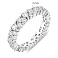Серебряное кольцо с фианитами (арт. 7501/8807) – изображение 2