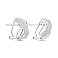 Серебряные серьги с дорожкой из фианитов (арт. 7502/10211) – изображение 1