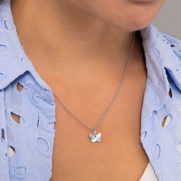 Золотая подвеска Бабочка (арт. 440489б) – изображение 2