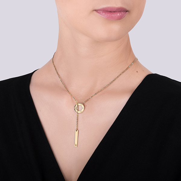 Колье из желтого золота (арт. 351458ж) – изображение 3