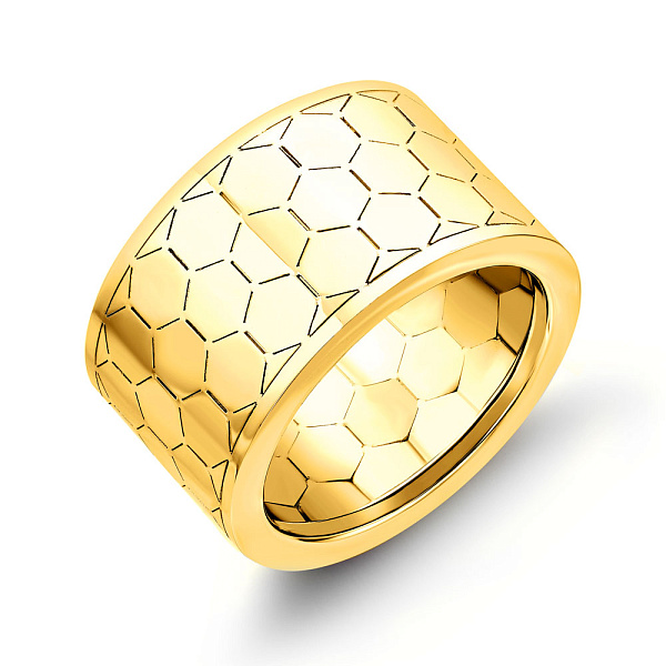 Каблучка Francelli з жовтого золота (арт. 140977ж) – зображення 1