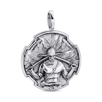 Серебряный подвес Козак (арт. 7903/251пю)