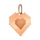 Золотая подвеска Сердечко с фианитами (арт. 4401025а) – изображение 3
