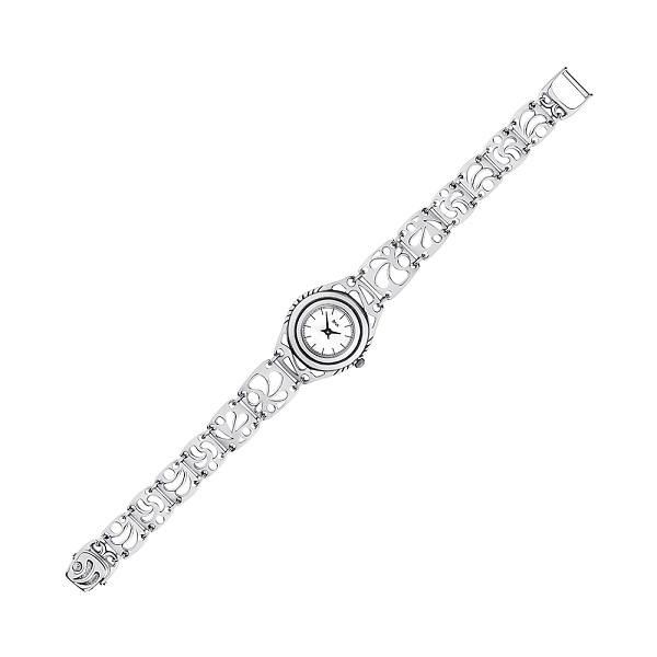 Годинник зі срібла без каменів (арт. 7926/7100028/2) – зображення 1
