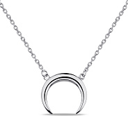 Серебряное колье без камней (арт. 7507/2160)