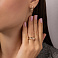 Серьги из красного золота (арт. 1101221) – изображение 3