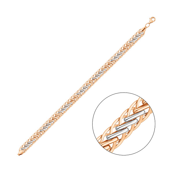 Браслет из красного золота (арт. 323172/3кб) – изображение 1