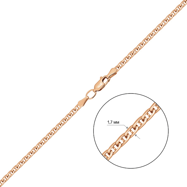 Ланцюжок з золота плетіння Барлі (арт. 300103) – зображення 3