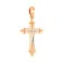 Крестик из красного золота с распятием (арт. 501700) – изображение 1