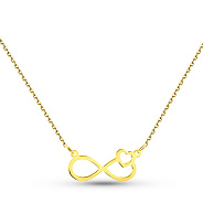 Золотое колье Бесконечность (арт. 352540ж)