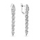 Серебряные серьги Змея с фианитами (арт. 7502/2144953) – изображение 1