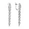 Серебряные серьги Змея с фианитами (арт. 7502/2144953) – изображение 1