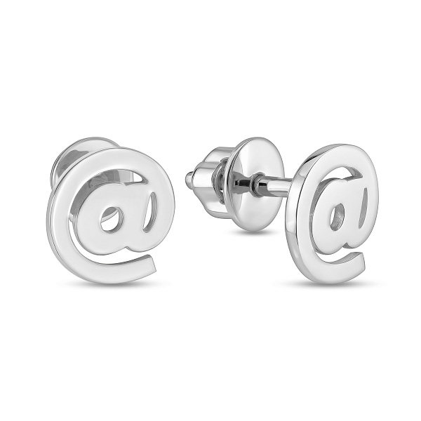 Золотые серьги пусеты (арт. 110444б) – изображение 1