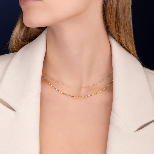 Кольє Francelli з жовтого золота (арт. 352535ж) – зображення 3