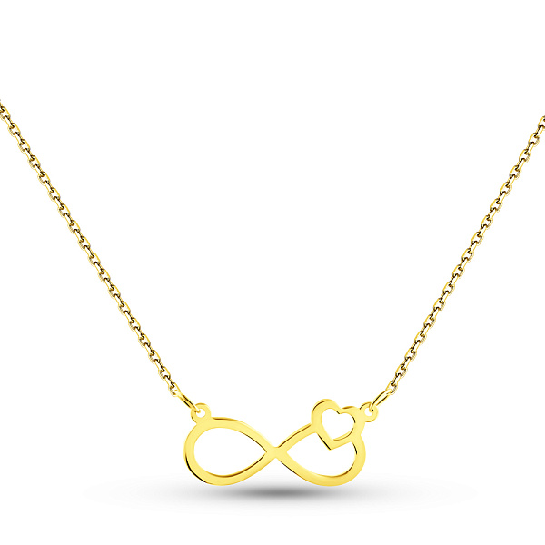 Золотое колье Бесконечность (арт. 352540ж) – изображение 1