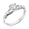 Серебряное кольцо с фианитом (арт. 7501/6271) – изображение 1