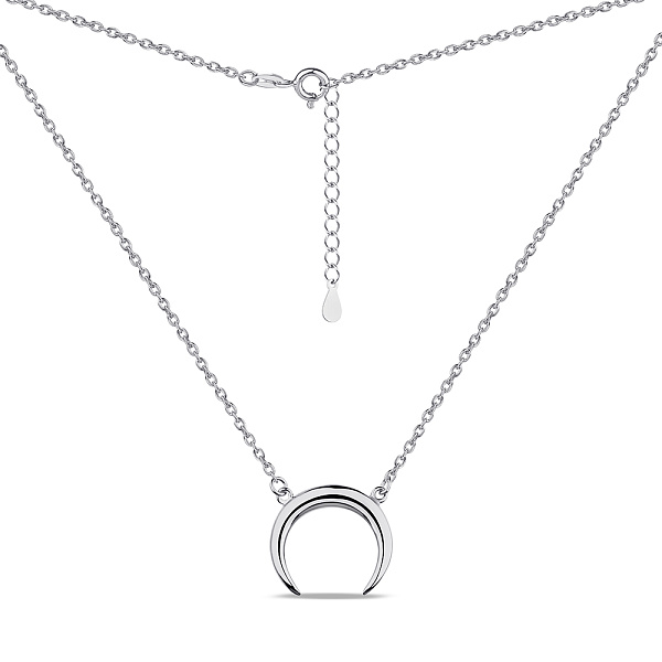 Серебряное колье без камней (арт. 7507/2160) – изображение 2