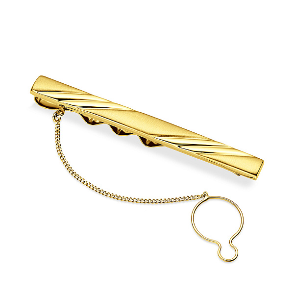 Зажим для галстука с матовыми вставками (арт. 200001жм) – изображение 1