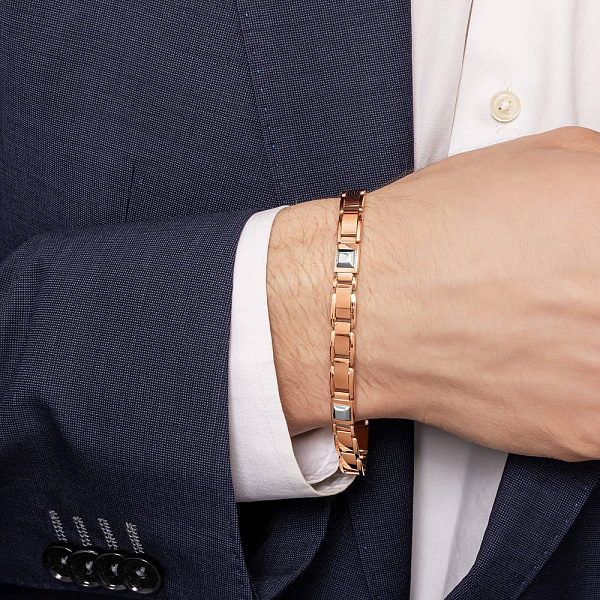 Браслет из красного и белого золота (арт. 3261201кб) – изображение 2