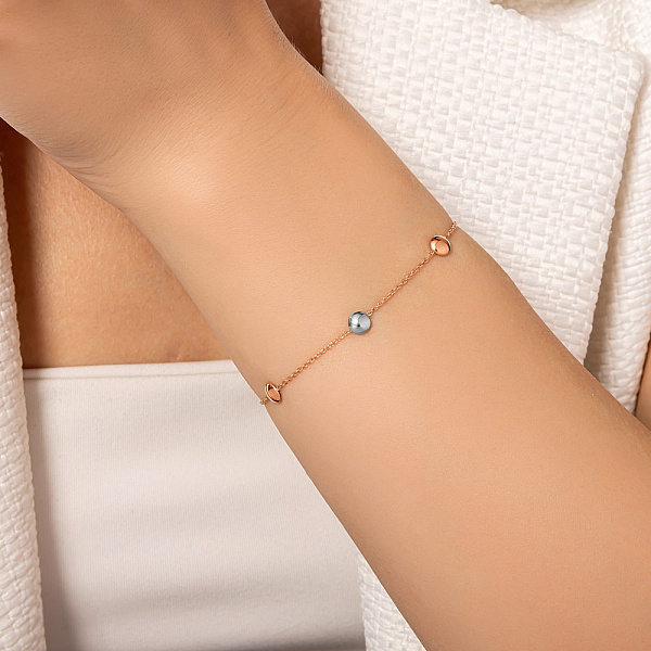 Браслет из комбинированного золота (арт. 325430кб) – изображение 2