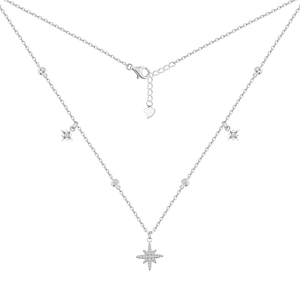 Серебряное колье Звезда (арт. 7507/2583) – изображение 2