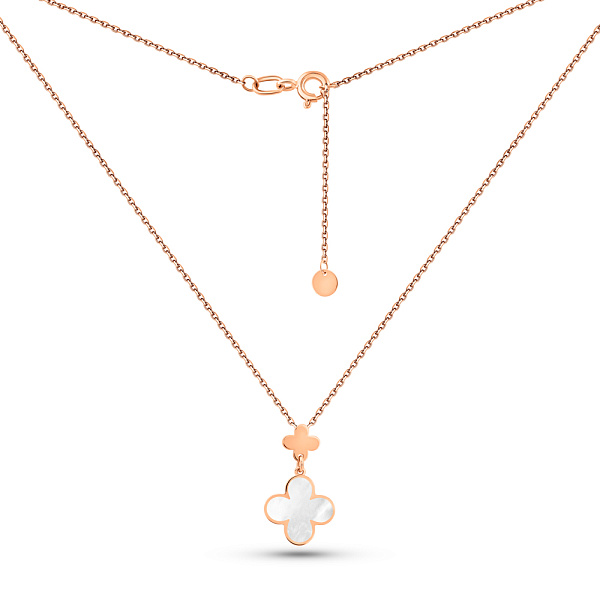 Золотое колье с эмалью (арт. 360207еп) – изображение 2