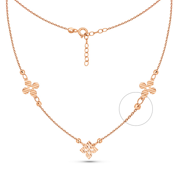 Кольє з червоного золота (арт. 352649) – зображення 1