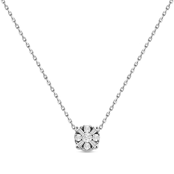 Колье из белого золота с бриллиантами (арт. Ц011686010б) – изображение 1