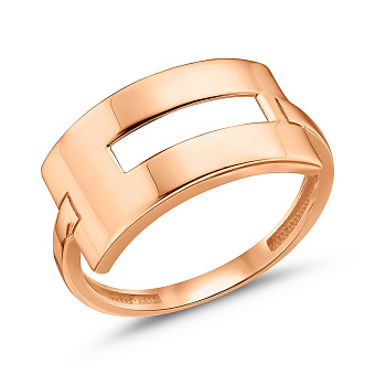 Фото Кольцо из красного золота (арт. 155696)