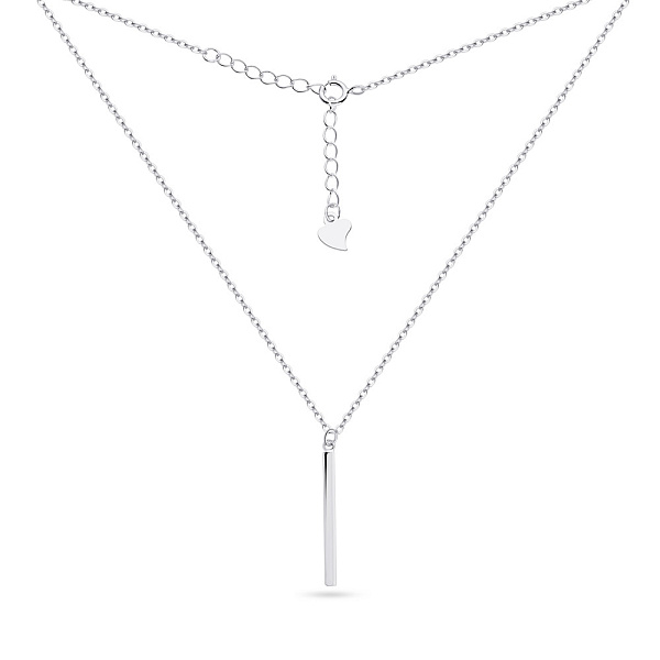 Кольє зі срібла з підвісом (арт. 7507/1436) – зображення 2