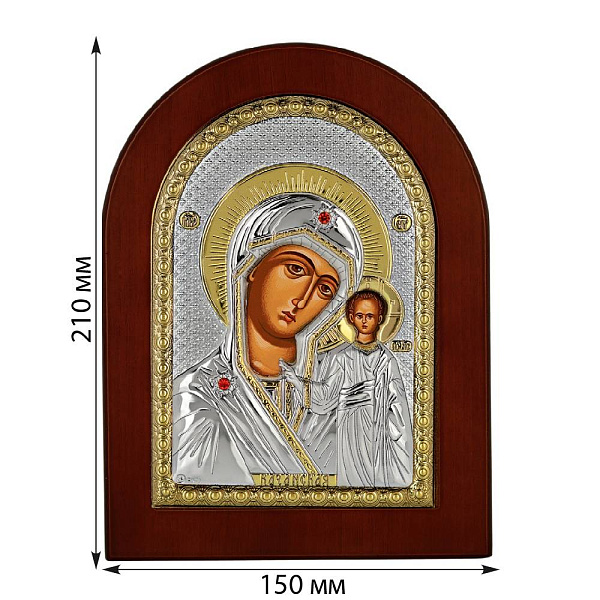 Ікона Пресвята Богородиця Казанська (210х150 мм) (арт. MA/E1106BX) – зображення 2