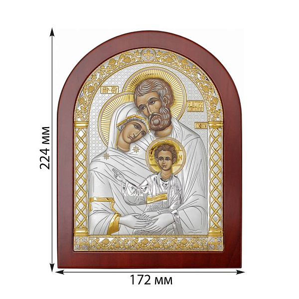 Икона Святое Семейство (224х172 мм) (арт. A-5/005G/К) – изображение 2