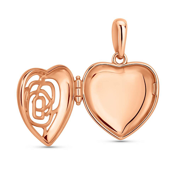 Кулон для фотографий открывающийся Сердце (арт. 4401043) – изображение 3