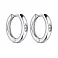 Серебряные серьги-конго с фианитами (арт. 7502/9761/15) – изображение 1
