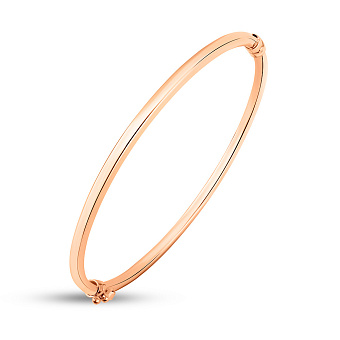 Жорсткий браслет з червоного золота (арт. 326696/2)